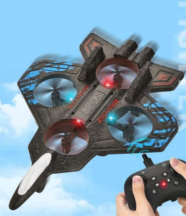 RC Combat Aircraft Drone – Remote Control Flying Jet Toy for Kids